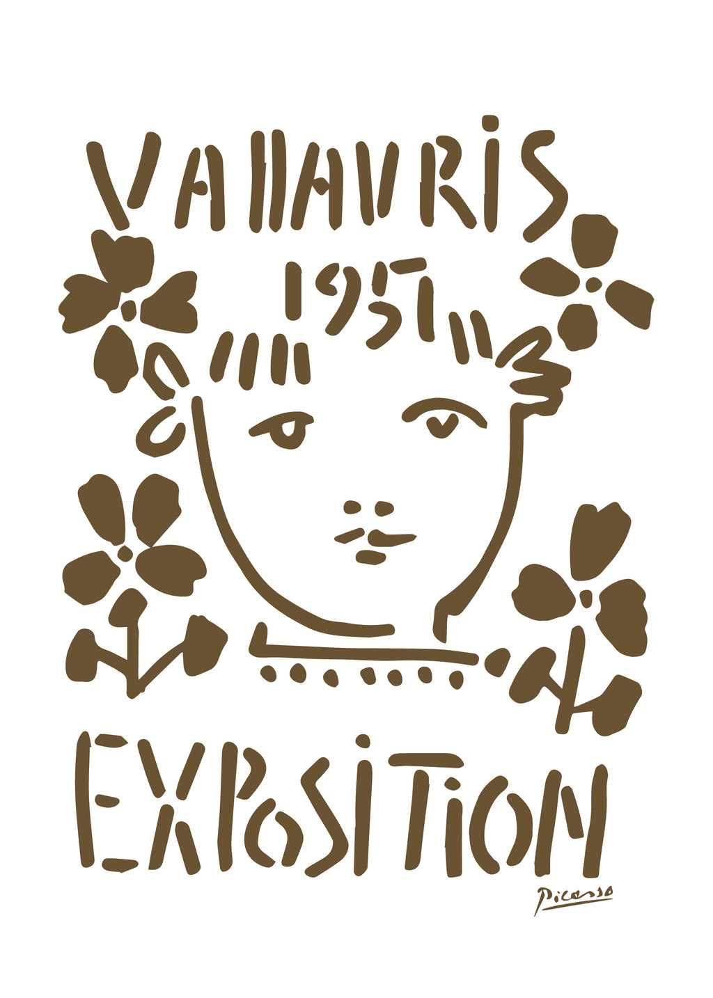 PIcasso Vallauris 1951 Exposition Poster - Unframed art print