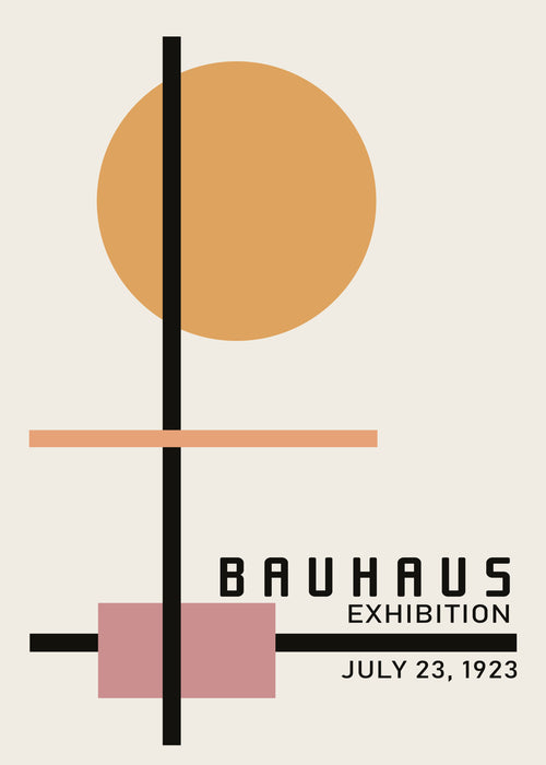 COLORFUL BAUHAUS NO.2 POSTER - Unframed art print