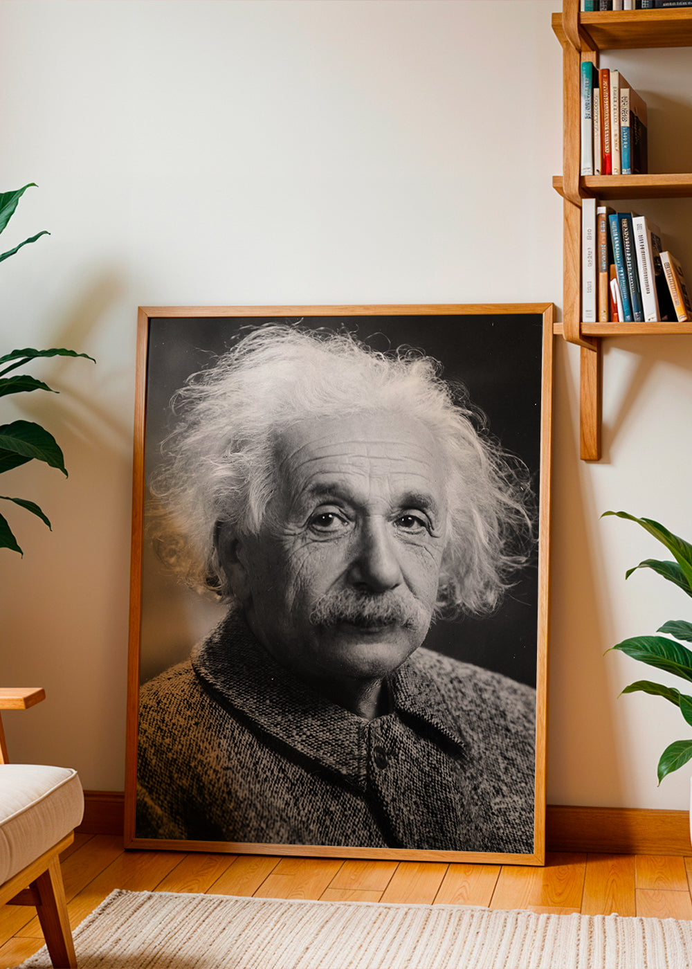 Albert Einstein vintage photograph