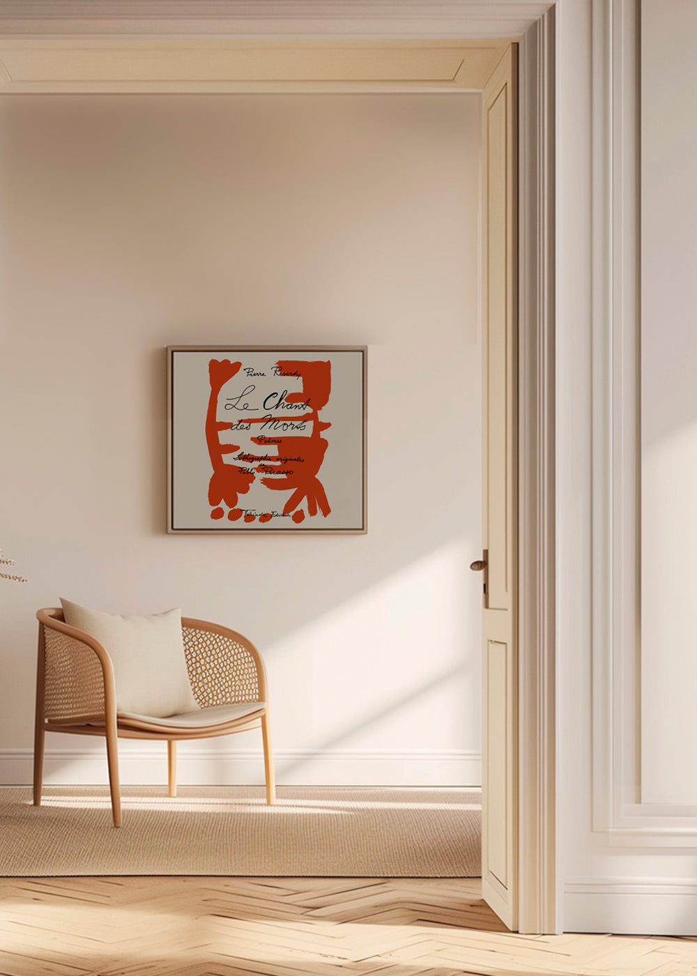 Picasso Le Chant des Morts Gallery Exhibition Poster - Square