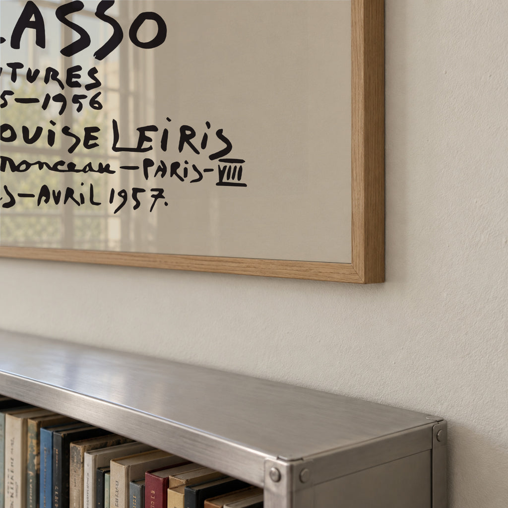 PABLO PICASSO Galerie Louise Leiris Print Poster - Square - Framed poster detail