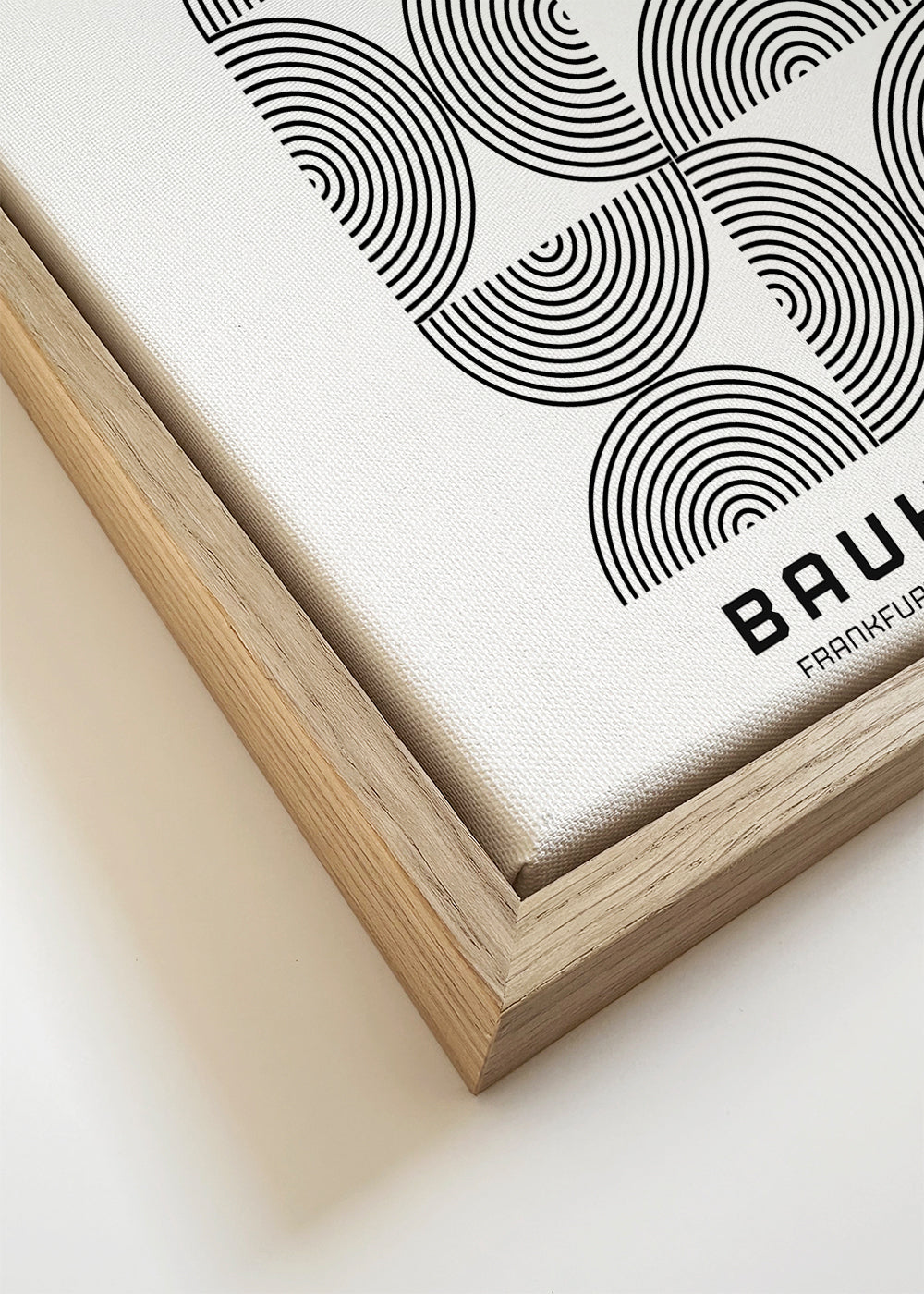 Bauhaus Black and White Exhibition Poster  1923 - Square