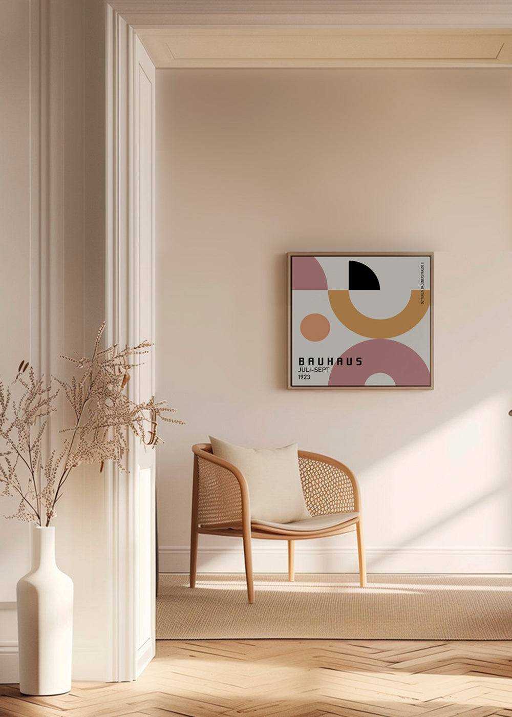 COLORFUL BAUHAUS NO.1 POSTER - Square