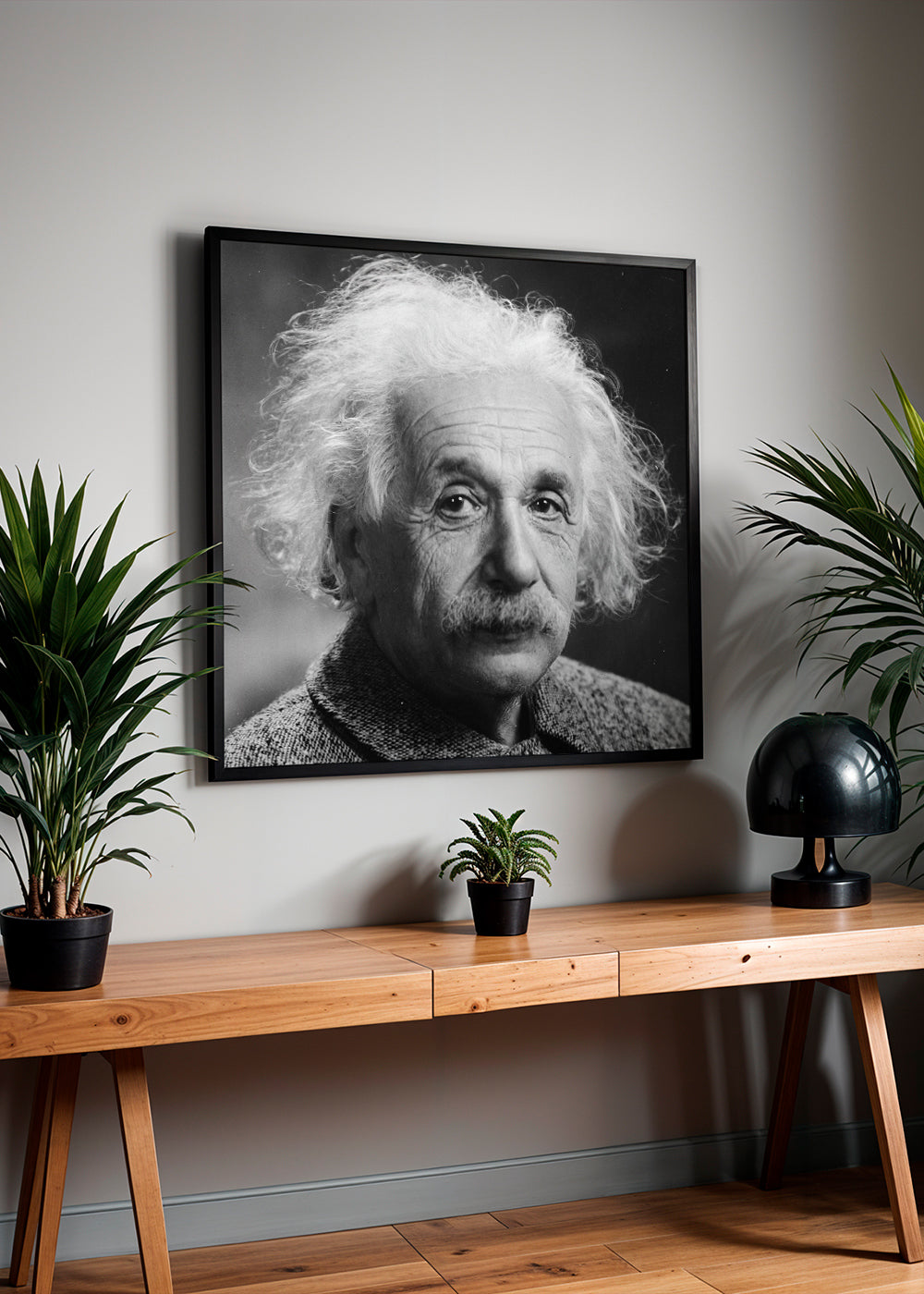 Albert Einstein vintage photograph - Square