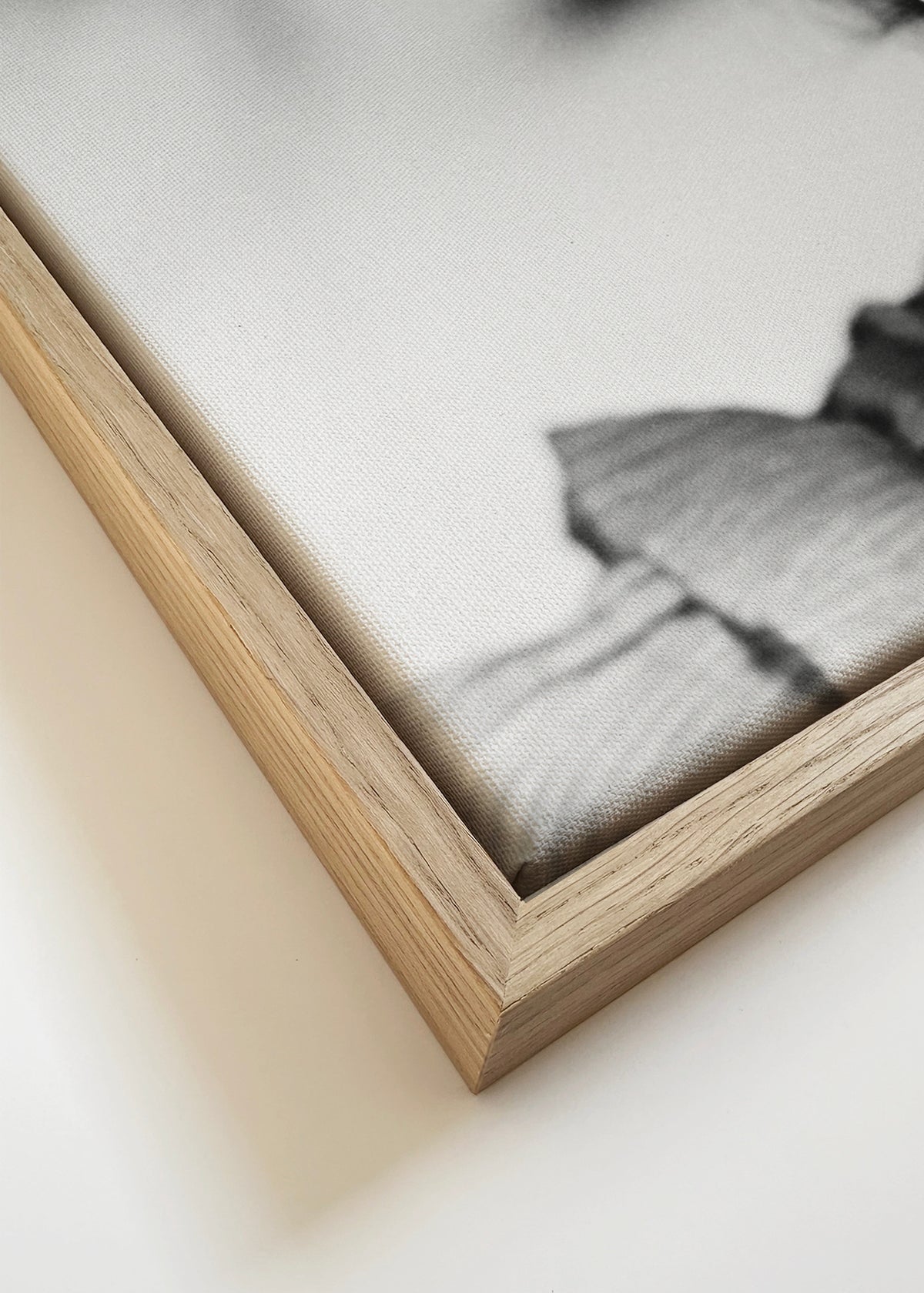 Frida Kahlo vintage photograph II - Square - Framed canvas detail