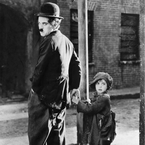 Charlie Chaplin Vintage Photograph - Square