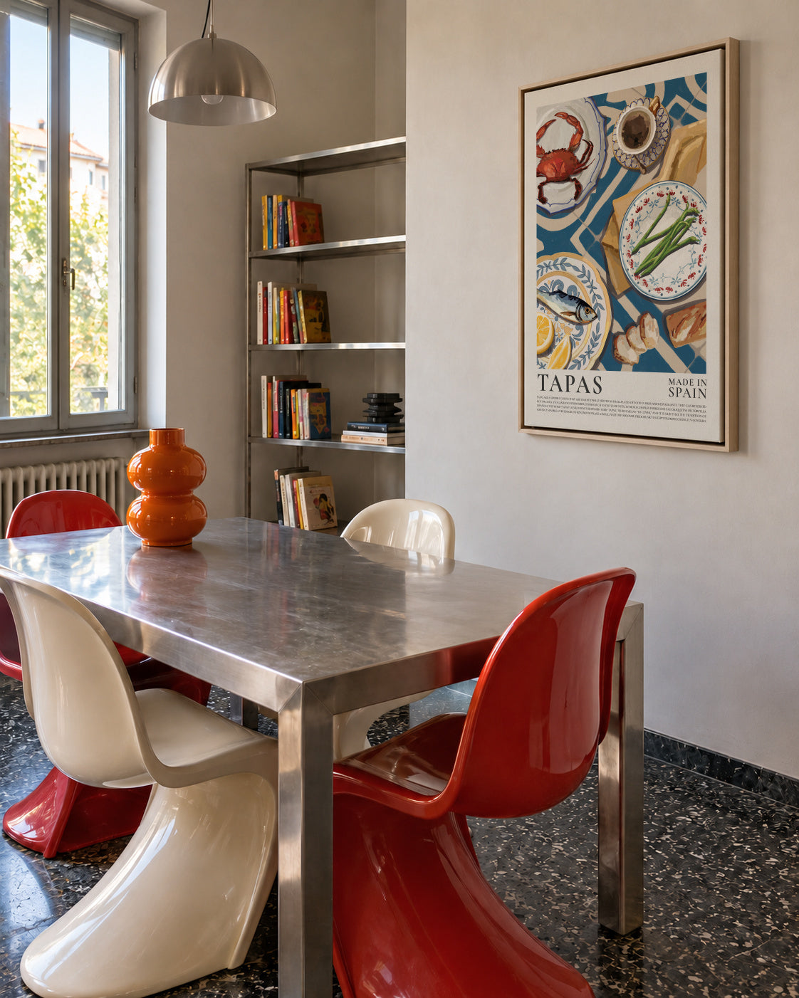 Tapas - Spain - Framed canvas in an interior