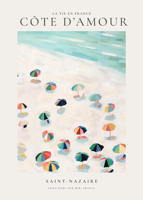 La vie en France, Côte d’Amour - Unframed art print