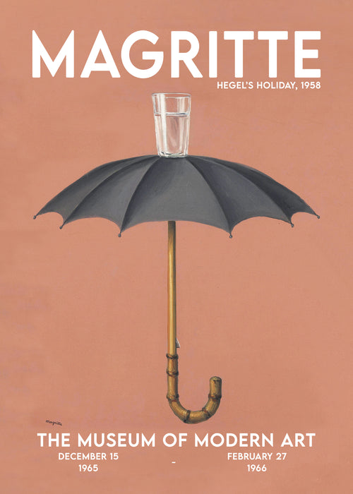 René Magritte, Les Vacances de Hegel - Unframed art print