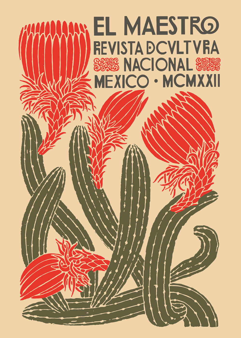 El Maestro, Revista Nacional Cactus poster