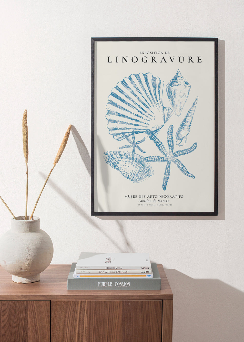 Exposition de linogravure, Sealife (la vie marine)