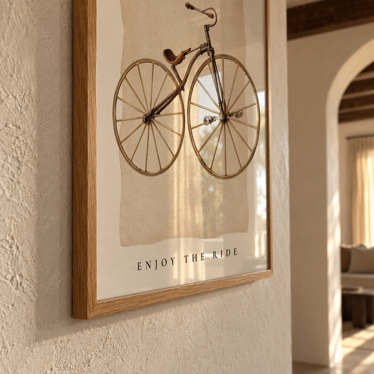 Enjoy the ride - Framed poster detail