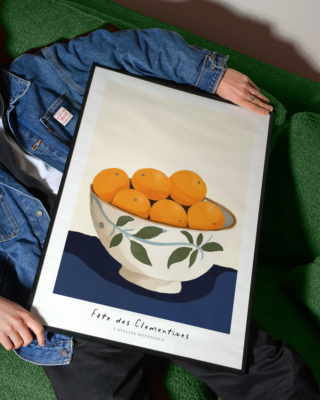 Fête des Clementines - Framed poster detail