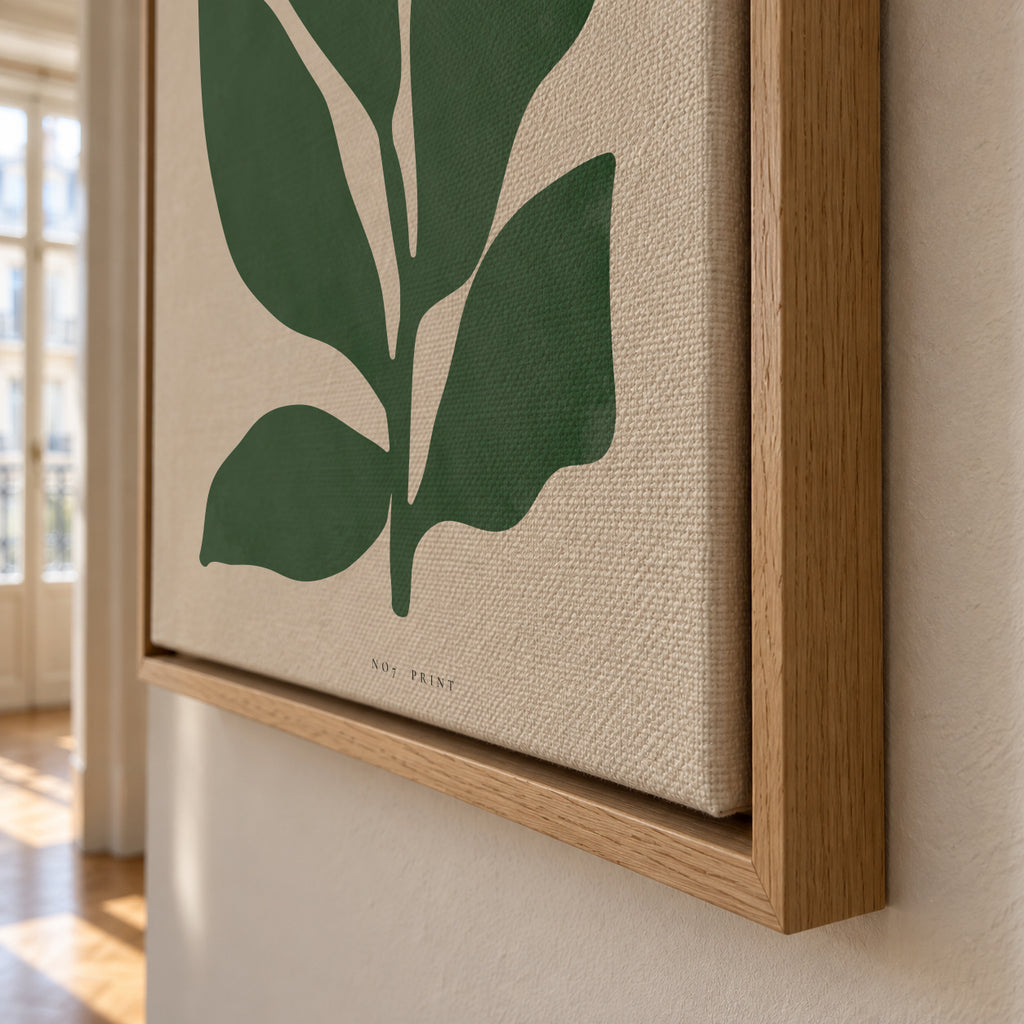 Botanical, Fleurs et plantes - Poster No. 7 - Framed canvas detail