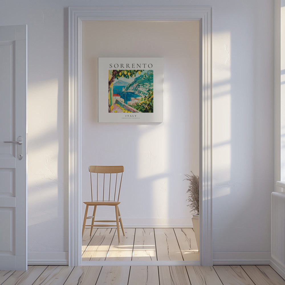 Sorrento, Italy - SQUARE - Unframed canvas in an interior