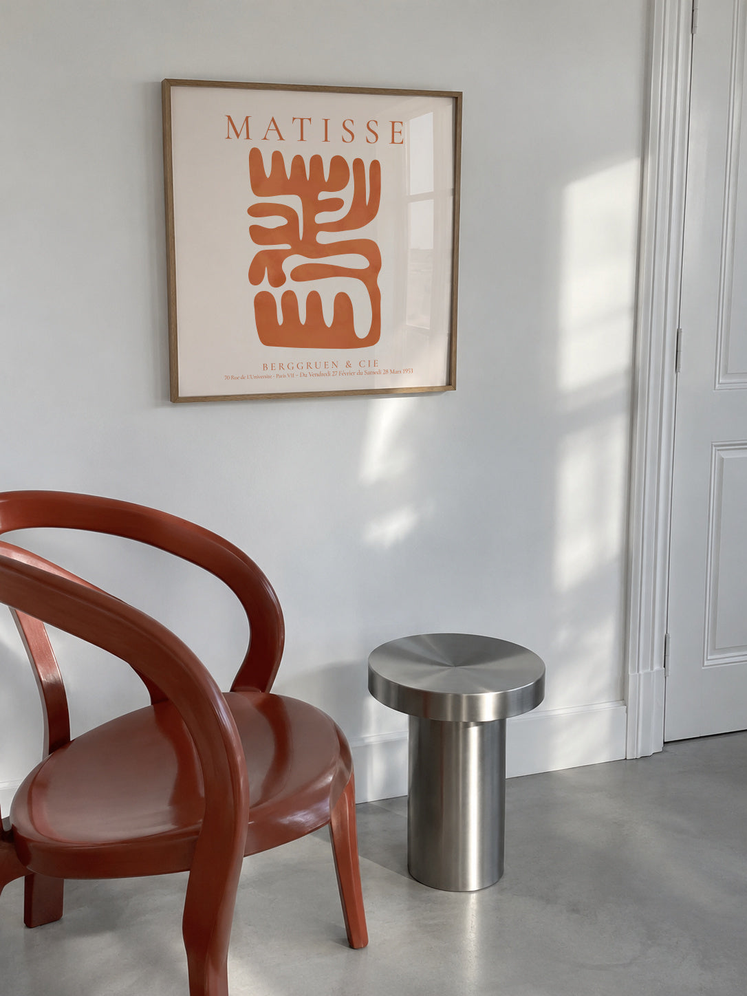 Henri Matisse, Berggruen and Cie III - SQUARE - Framed poster in an interior
