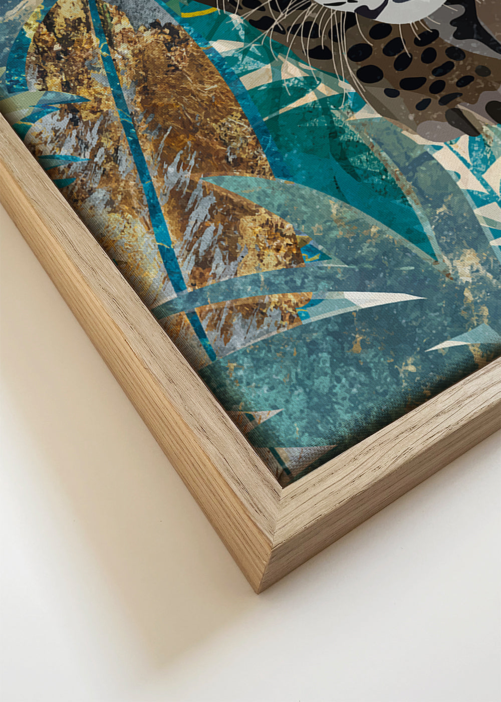 Curious jaguar in the jungle