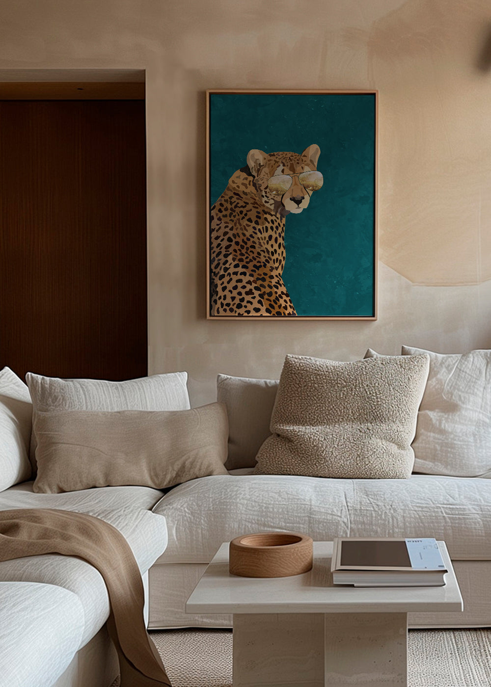 Movie star Cheetah gold and green