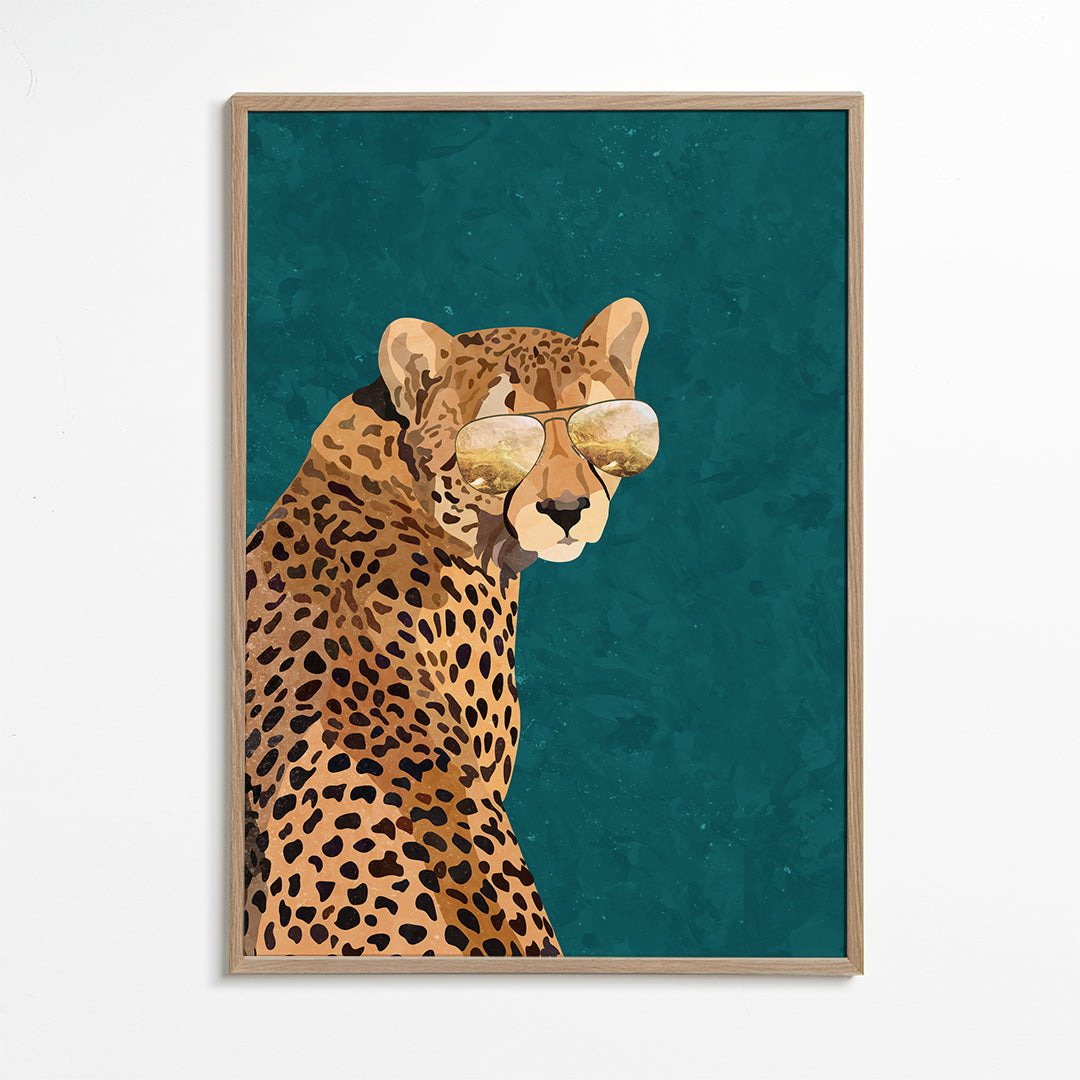 Movie star Cheetah gold and green