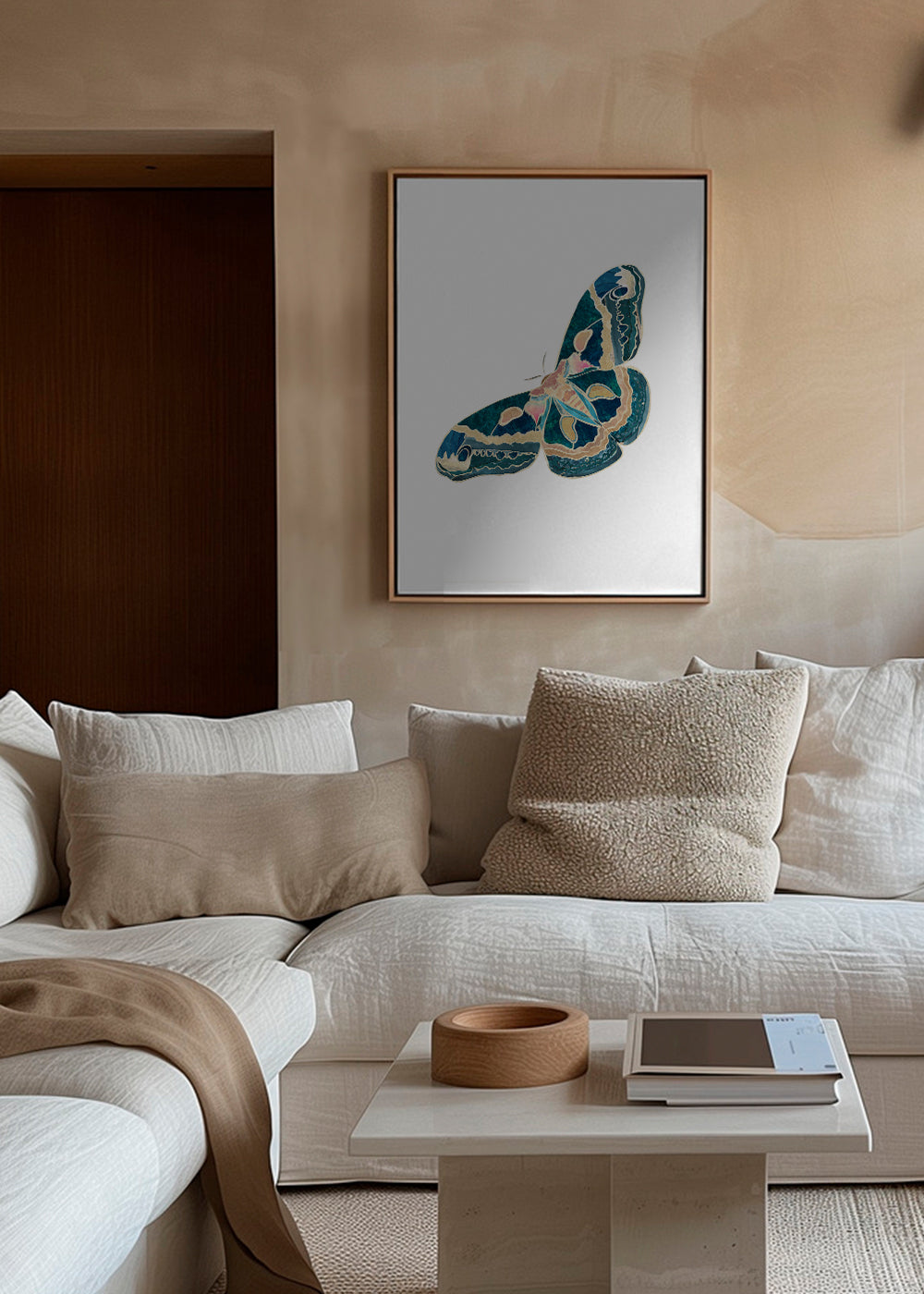 Turquouise gold moth