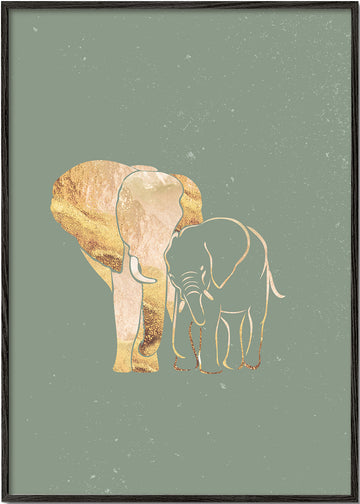 Golden Elephant sage green 2