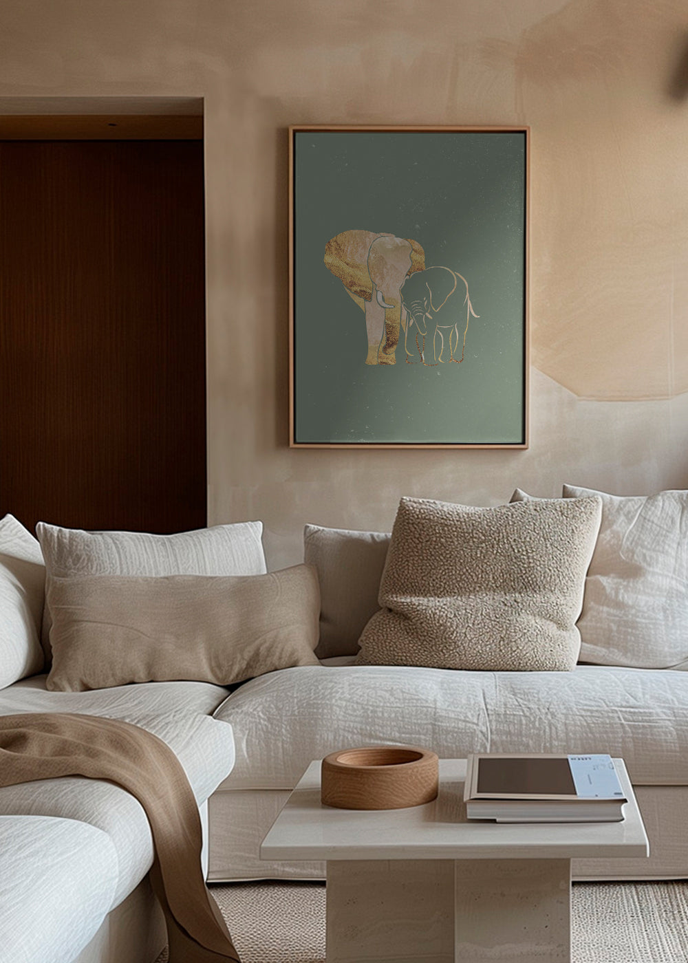 Golden Elephant sage green 2