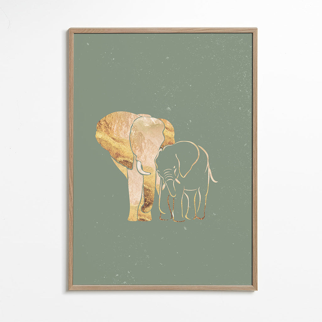 Golden Elephant sage green 2
