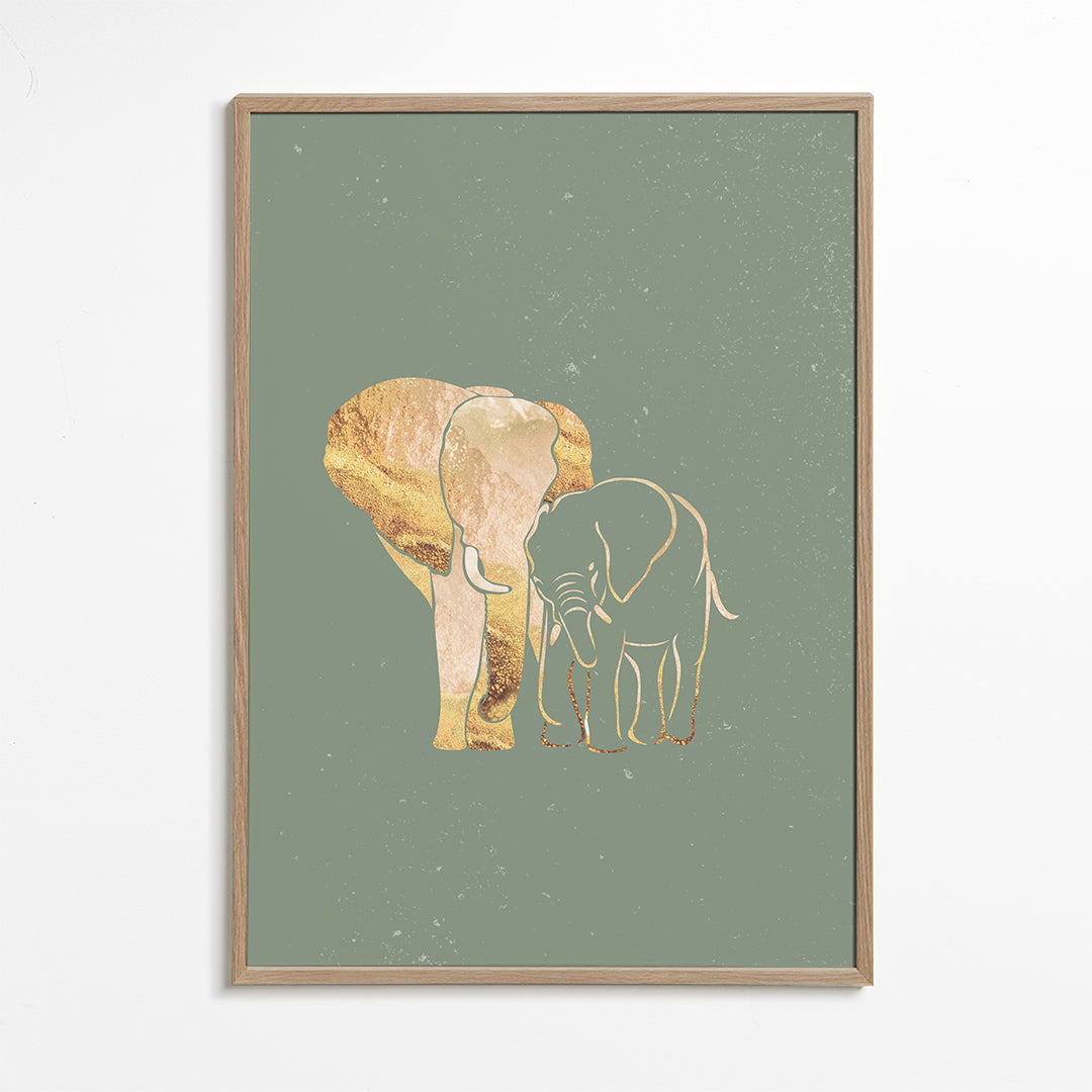 Golden Elephant sage green 2