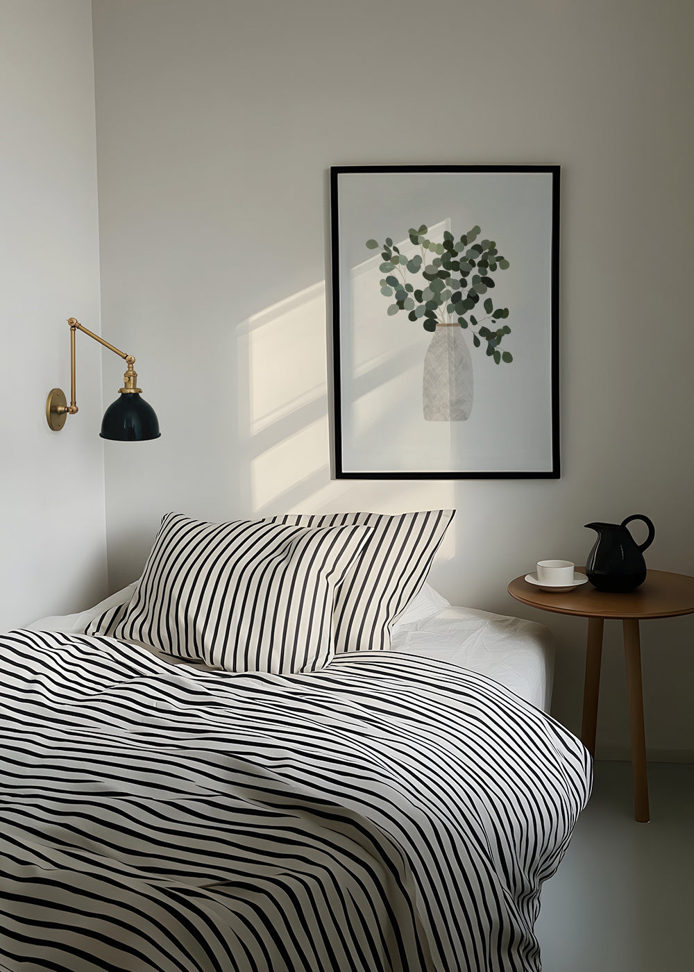 Scandi Japandi Houseplant 3 - Framed poster in an interior