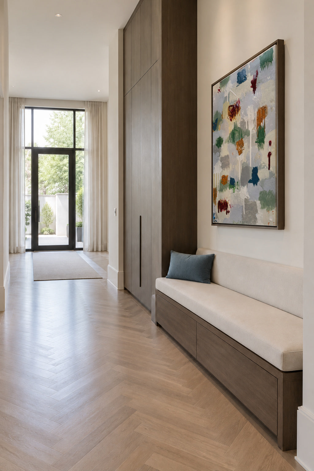 Cobrizo - Framed canvas in an interior