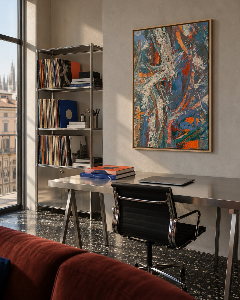 Geiser - Framed canvas in an interior