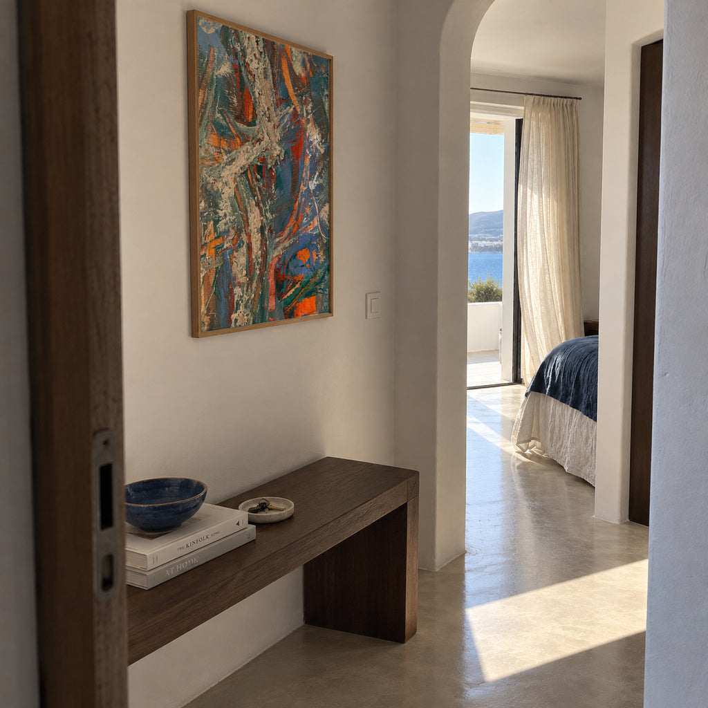 Geiser - Framed poster in an interior