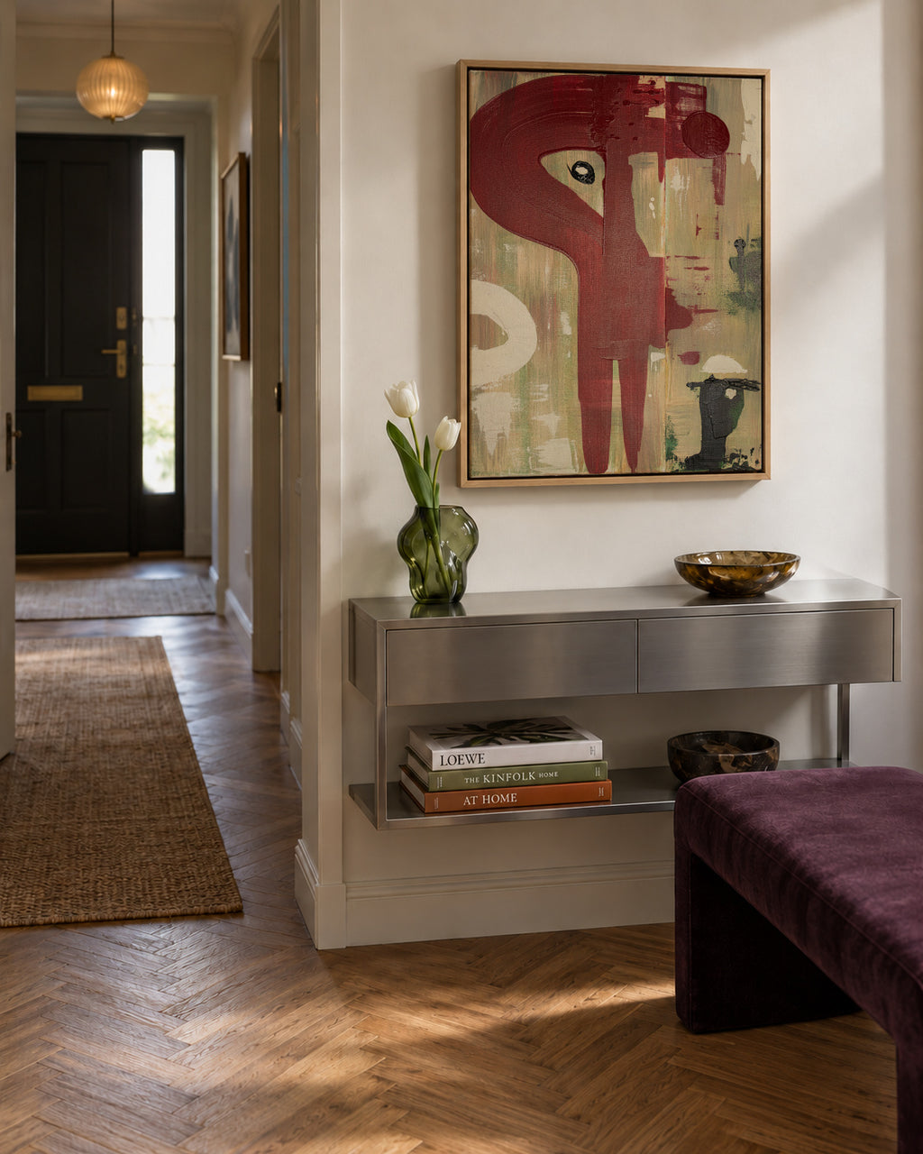 La dictadura - Framed canvas in an interior
