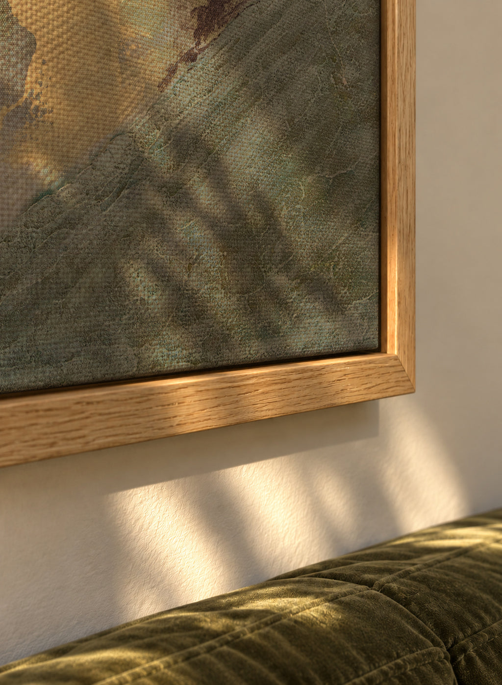 Sky - Framed canvas detail