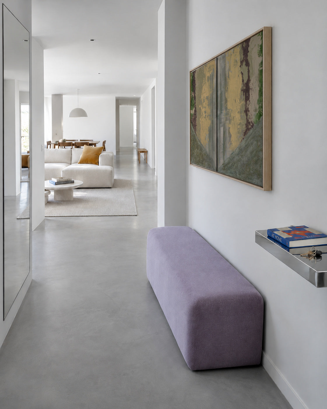 Sky - Framed canvas in an interior