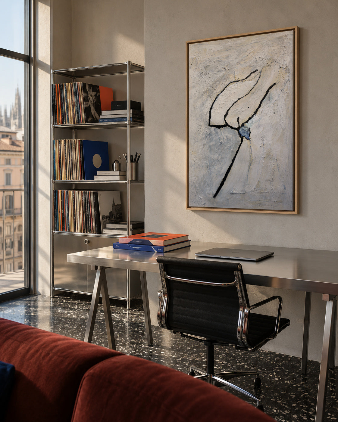 Dogaluz - Framed canvas in an interior