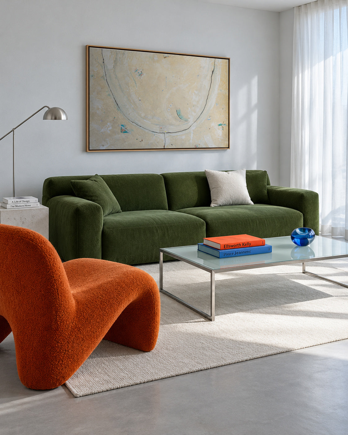 Galaxia2 - Framed canvas in an interior