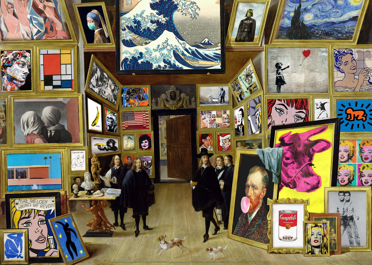 Modern art gallery - Unframed art print