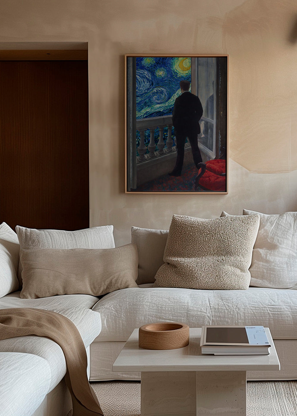 Looking a starry night