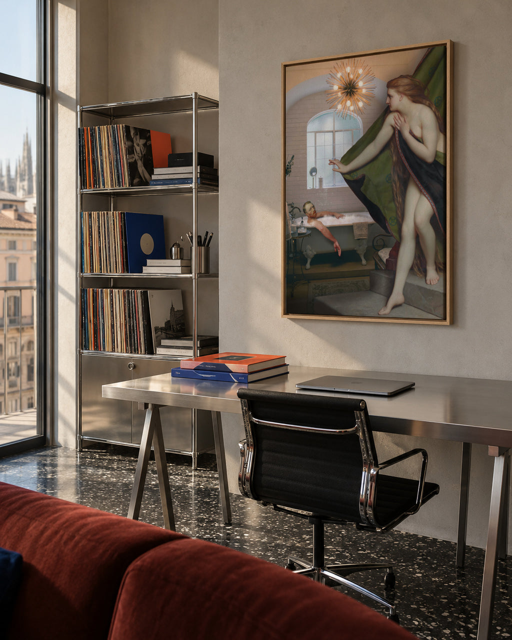 Bath meeting - Framed canvas in an interior