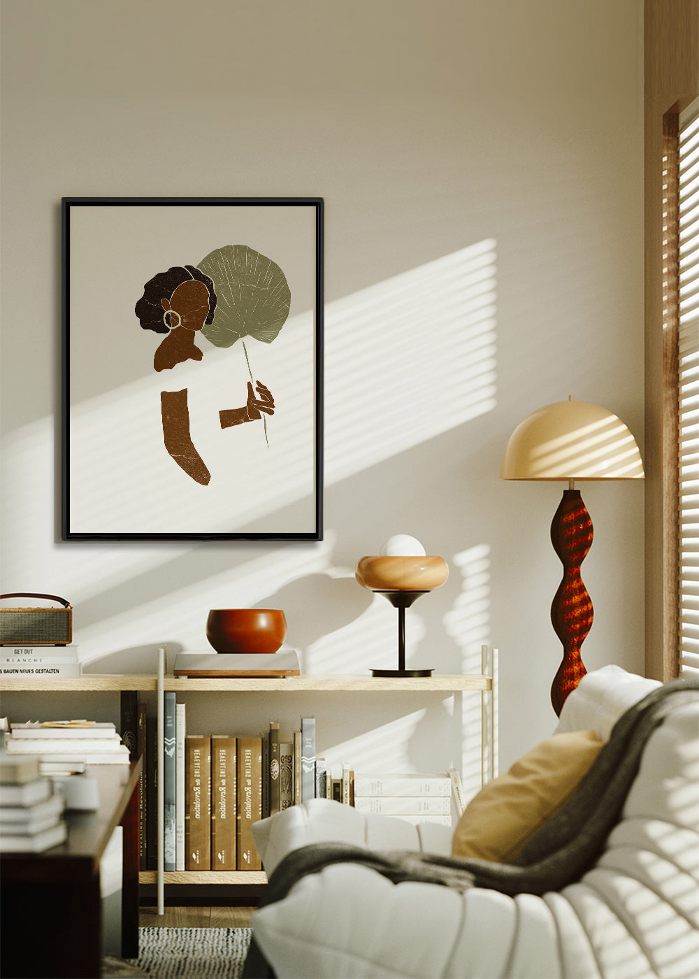 Boho Palmetto Fan Leaf III