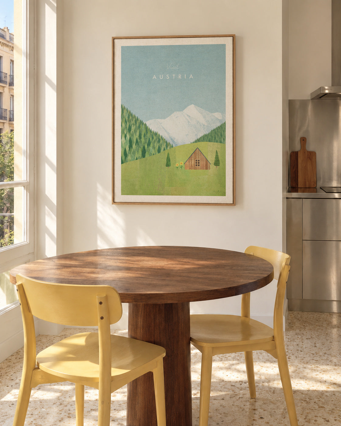 Austria - Framed canvas in an interior