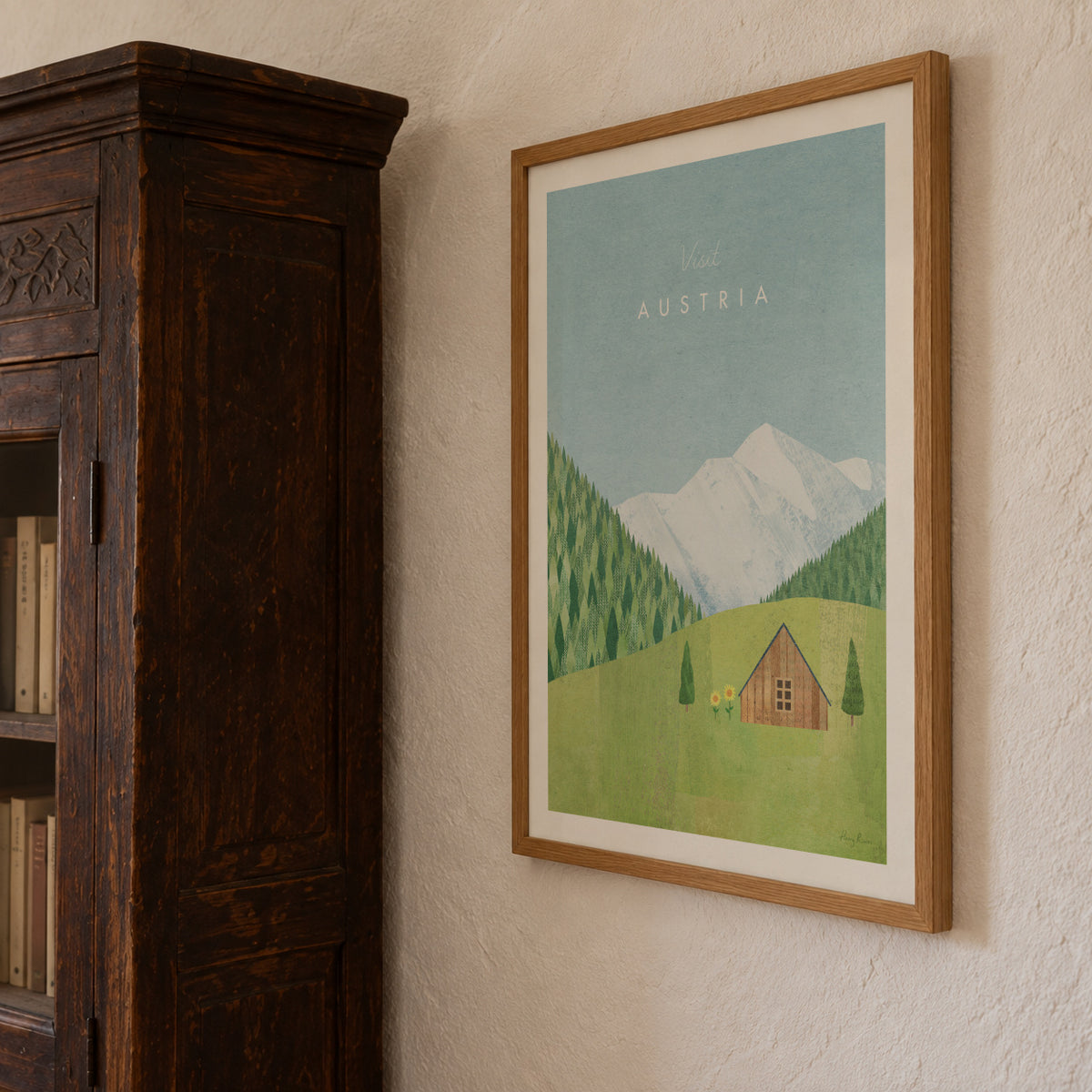 Austria - Framed poster detail