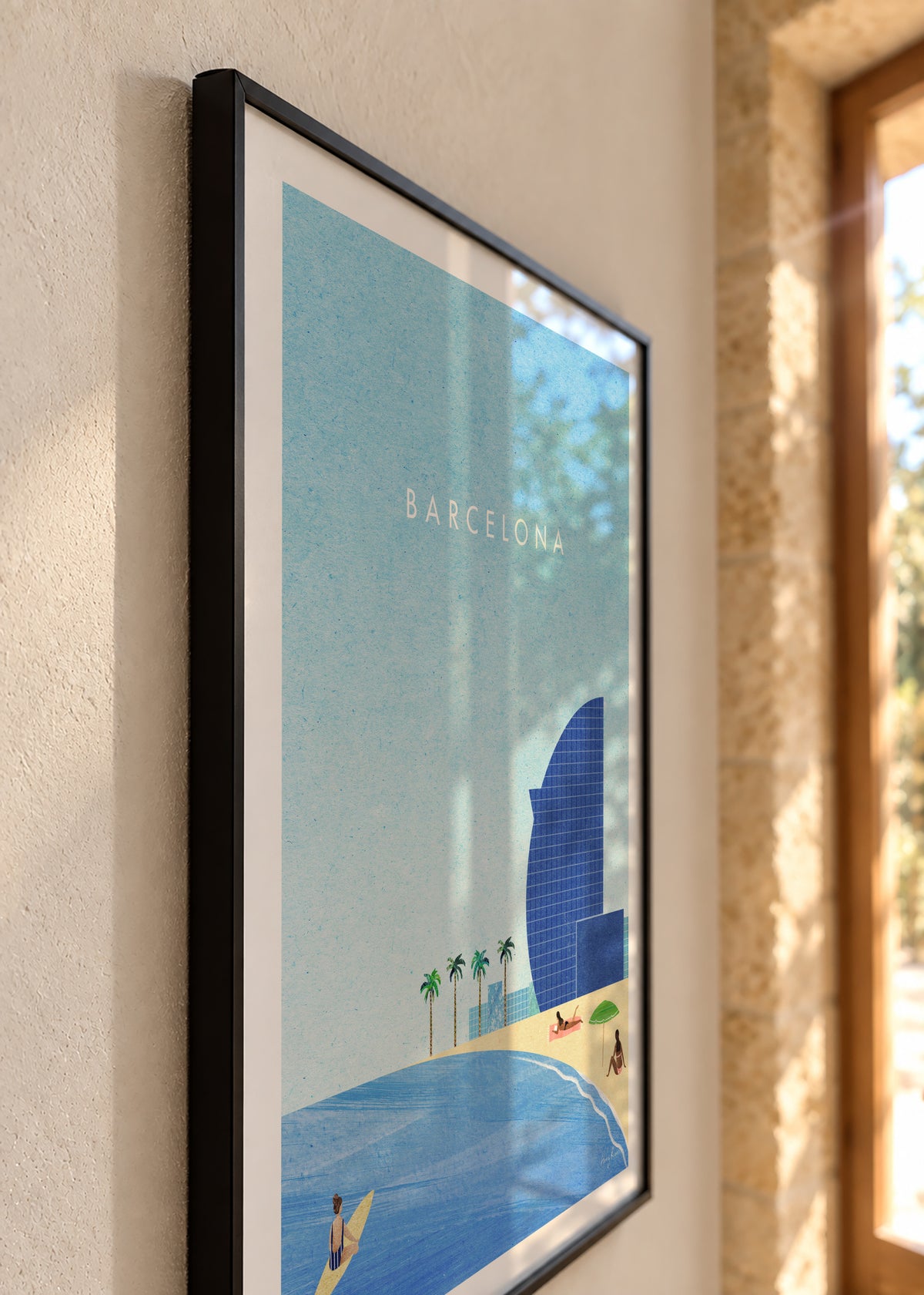 Barcelona II - Framed poster detail