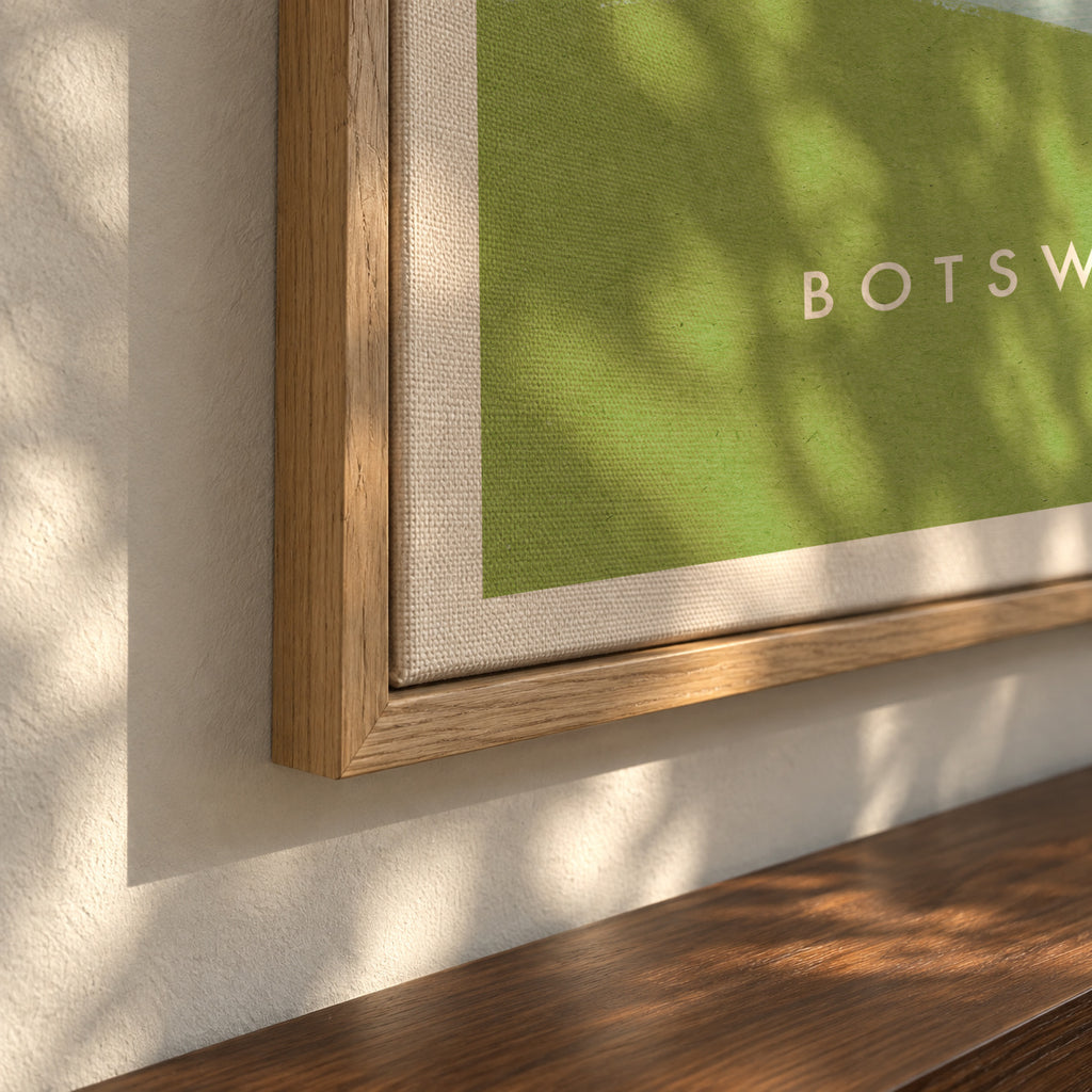 Botswana - Framed canvas detail