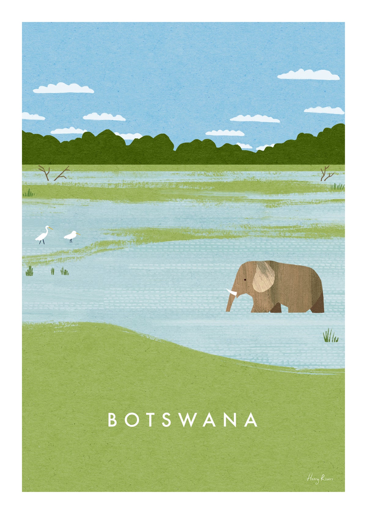 Botswana - Unframed art print