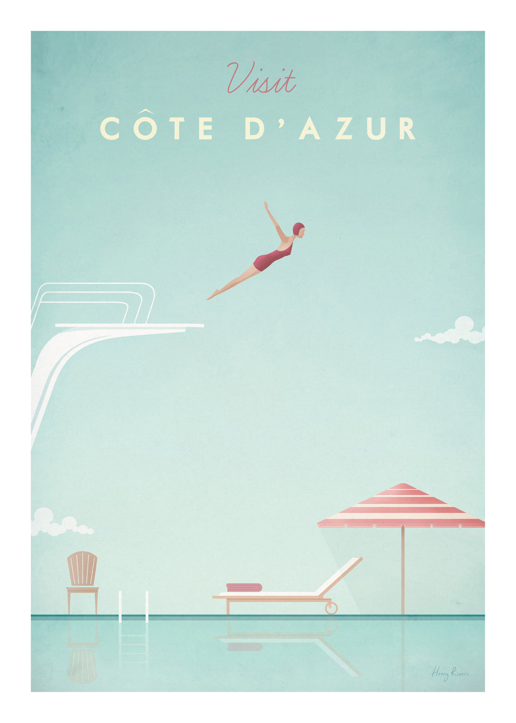 Cote d'Azur - Unframed art print