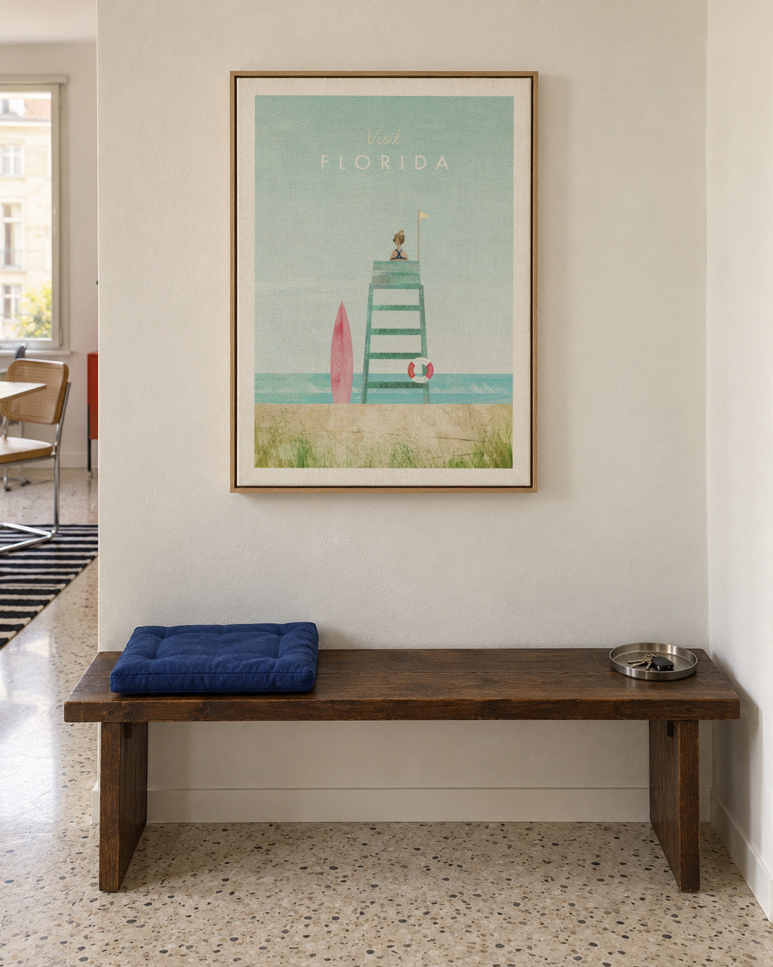 Florida - Framed canvas in an interior