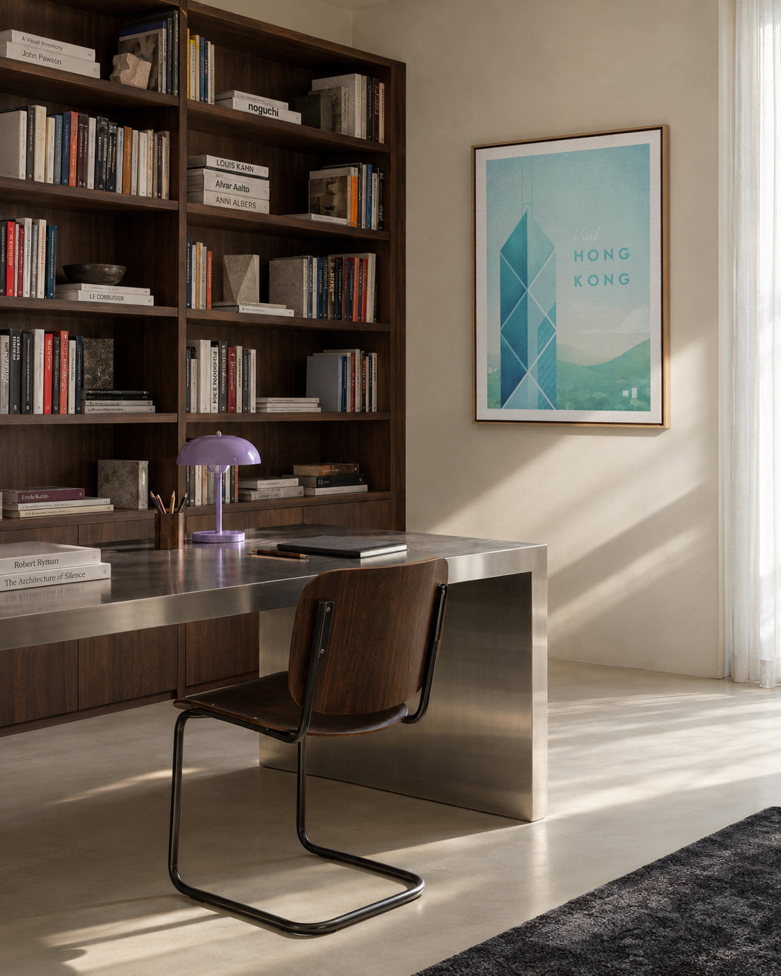 Hong Kong - Framed canvas in an interior