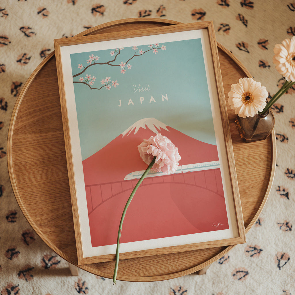 Japan - Framed poster in an interior